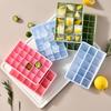 15/24 Grid Ice Cake Silicone Mold Frozen Whiskey Ball Popsicle Ice Cube Tray Box Lollipop Making Gifts Kitchen Tools Accessories