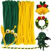 Halloween Pipe Cleaners, Halloween Pipe Cleaners Craft Set for Home&School DIY Art Crafts Daily or Halloween Decoratio