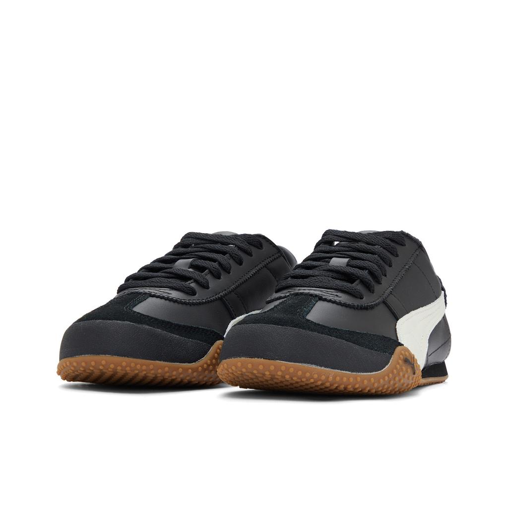 Puma Bella Ut Кожа Мода Универсальные Удобные Тренировочные Низкие Повседневные Кроссовки Унисекс Черные Белые 402186-08