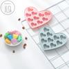 10 Even Small Love Silicone Handmade Soap Cake Mold DIY Chocolate Mold Baking Mold Ice Grid Mold