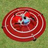 Reflective Drone Landing Pad Large Portable 23.62"(60cm) Fast-fold Double Sided Waterproof Landing Pad Drone Accessories Blue Red