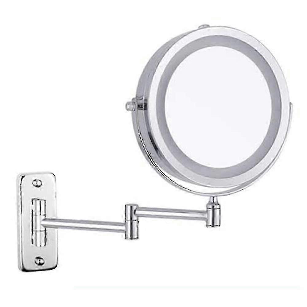 Wall Mounted Mirror Led 1x/10x Magnification Usb Touch Screen 360