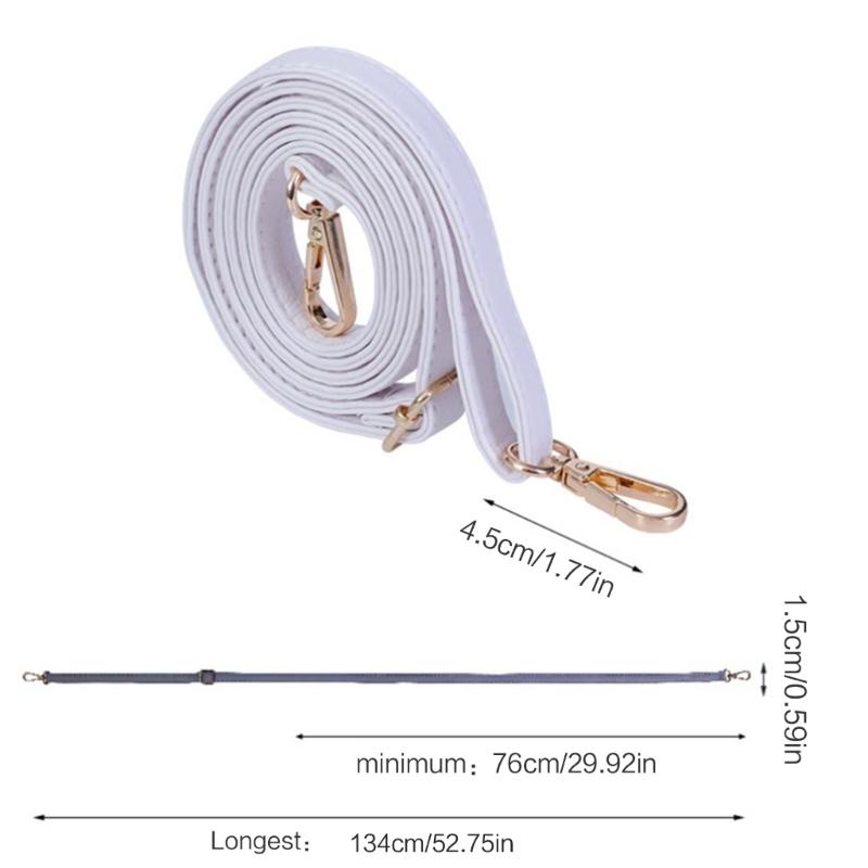 PU Leather-Bag Strap Stylish Wide Shoulder Bag Strap Replacement Strap 140cm Bag Accessories for Handbag Crossbody Bags