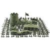Mini Soldier Toys Set for Children Soldier Playset with Accessories Mini Soldier Model Toys Action
