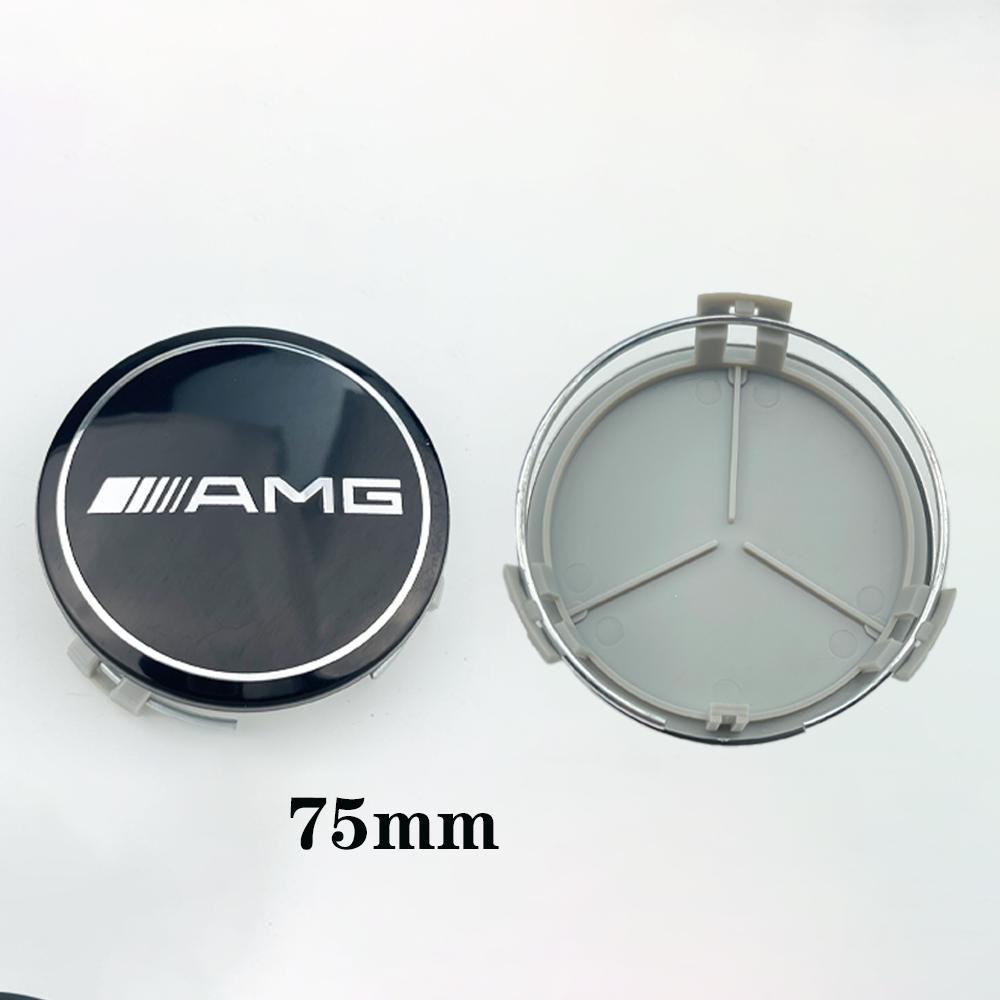 4PCS 75MM Car Wheel Center Hub Caps Covers For Mercedes Benz A B C S Class AMG GLA CLA GLC W176 W221 W204 W205 accessories