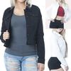 Женская повседневная куртка-кардиган с длинным рукавом, женское пальто, джемпер, тонкое пальто