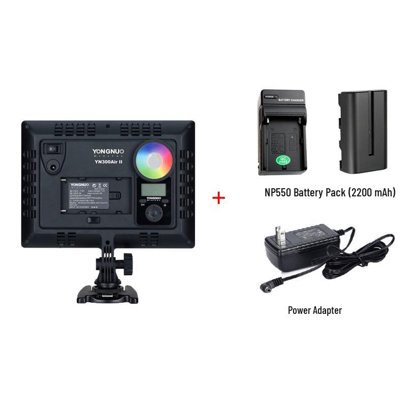 Yongnuo YN300Air II: Тонкий и портативный RGB LED свет для фотосъемки с регулируемой цветовой температурой