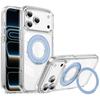 Магнитная подставка 360° для чехла iPhone 12-17 Pro Max Магнитная беспроводная зарядка Подставка-крышка для iPhone 15 16 17 Pro Max