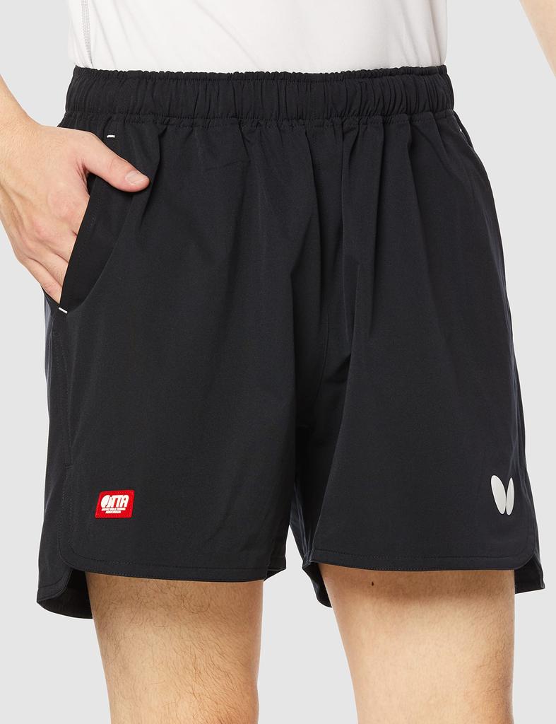 Штаны Butterfly для настольного тенниса унисекс 4way Stretch Game черные SS 52070