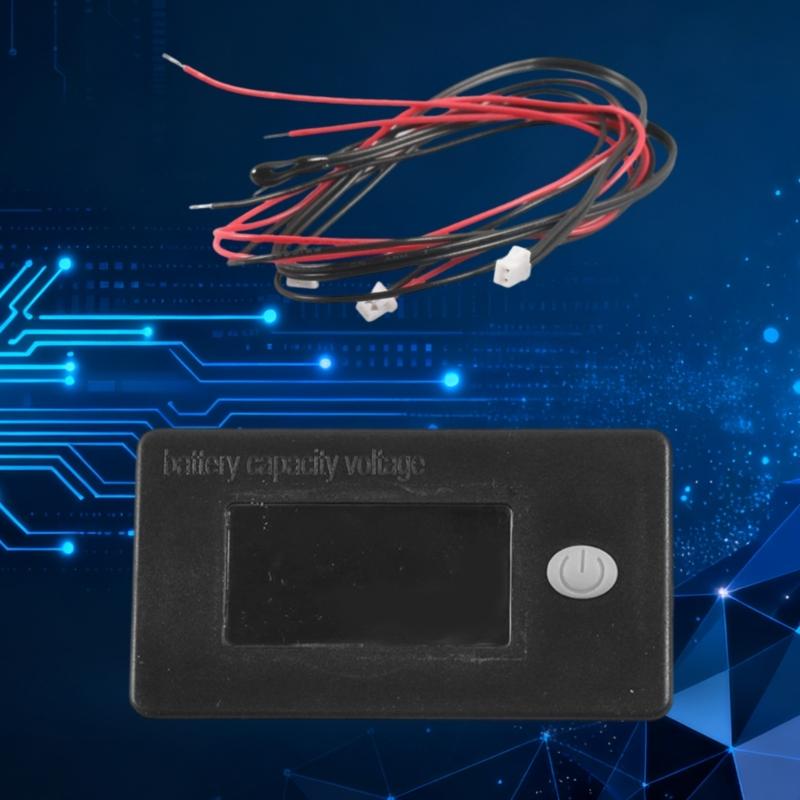 Universal LED Voltages Meter Golf Cart Marine Battery Tester Easy Installation For Golf Cart RVs Monitoring System