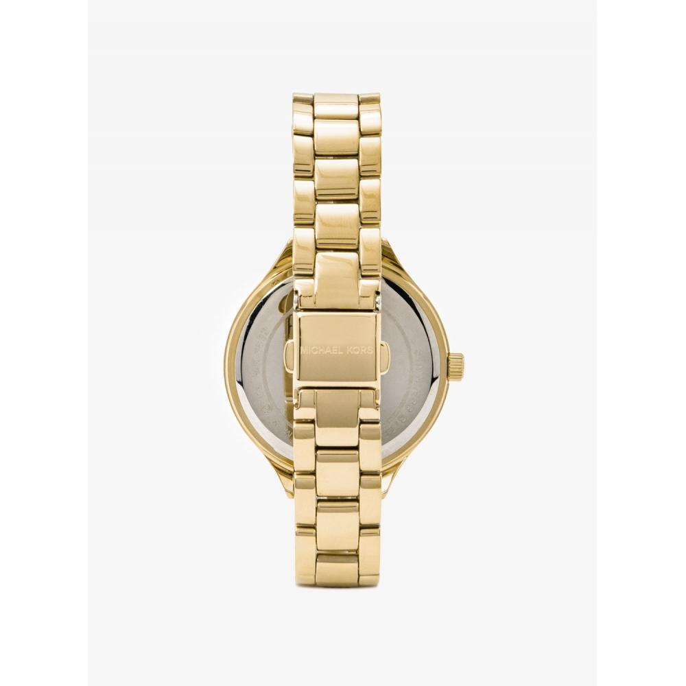 Michael Kors Тонкие часы Runway 38 мм, полностью покрытые глиттером, Mk3632710