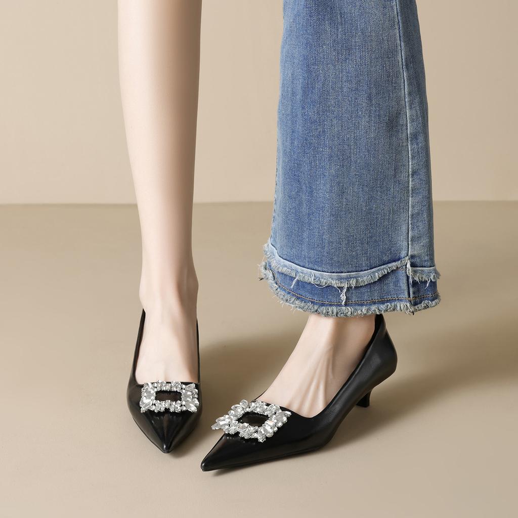 Stiletto Heel Soft Sole Does Not Tire Feet High Heels Women's Skirt Pointed Toe Pumps Women