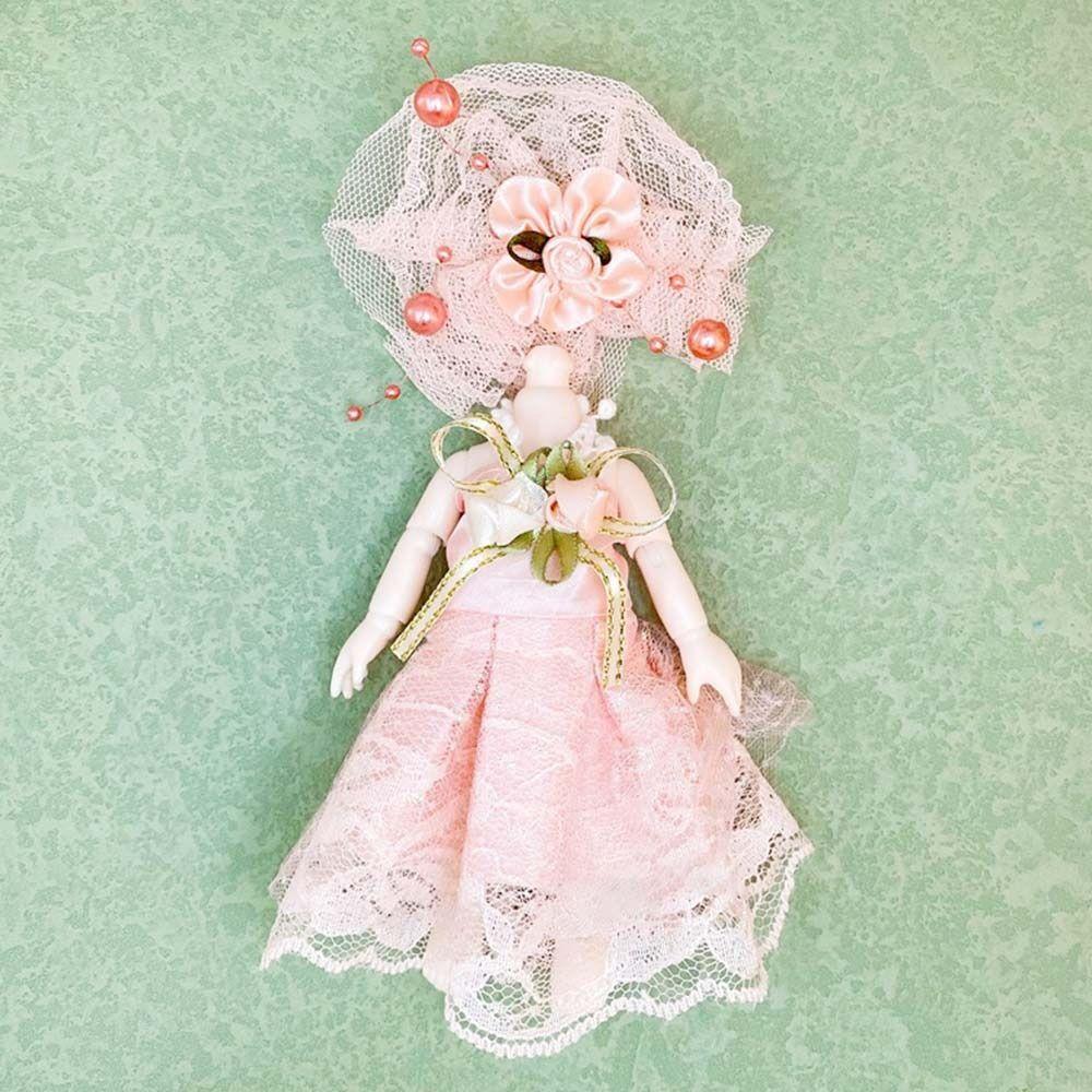 Детский DIY Девочки Высококлассный Нарядный Модный Костюм с Юбкой Одежда для Куклы Кукла 16~17 см/Кукла 1/8 BJD