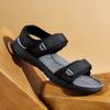Fashion Non-Slip Men's Sandals for Summer New Wear-Resistant Breathable Simple Men's Business Beach Shoes Women Black