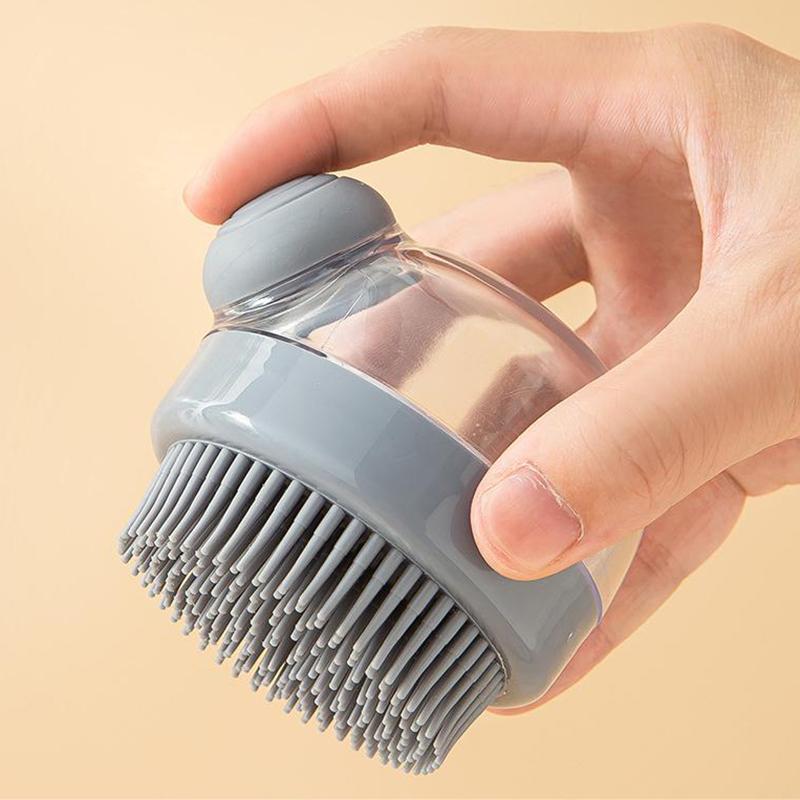 Массажная щетка для волос, расческа, шампунь, массажная щетка для лица, 1 шт., мягкий силиконовый шампунь для кожи головы, душ, аксессуары для мытья тела Cheveux