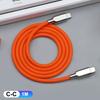 240 В Pd3.1 Жидкий силикон USB Type-C Быстрозарядный кабель 15 16 17 S23 S24 S25