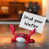 3D Printed Crab Ornament Magnetic Crab Toy with Flexible Ball-Jointed Arm Collectible Desktop Pet Crab Fidget Toy Gift for Kids Adults