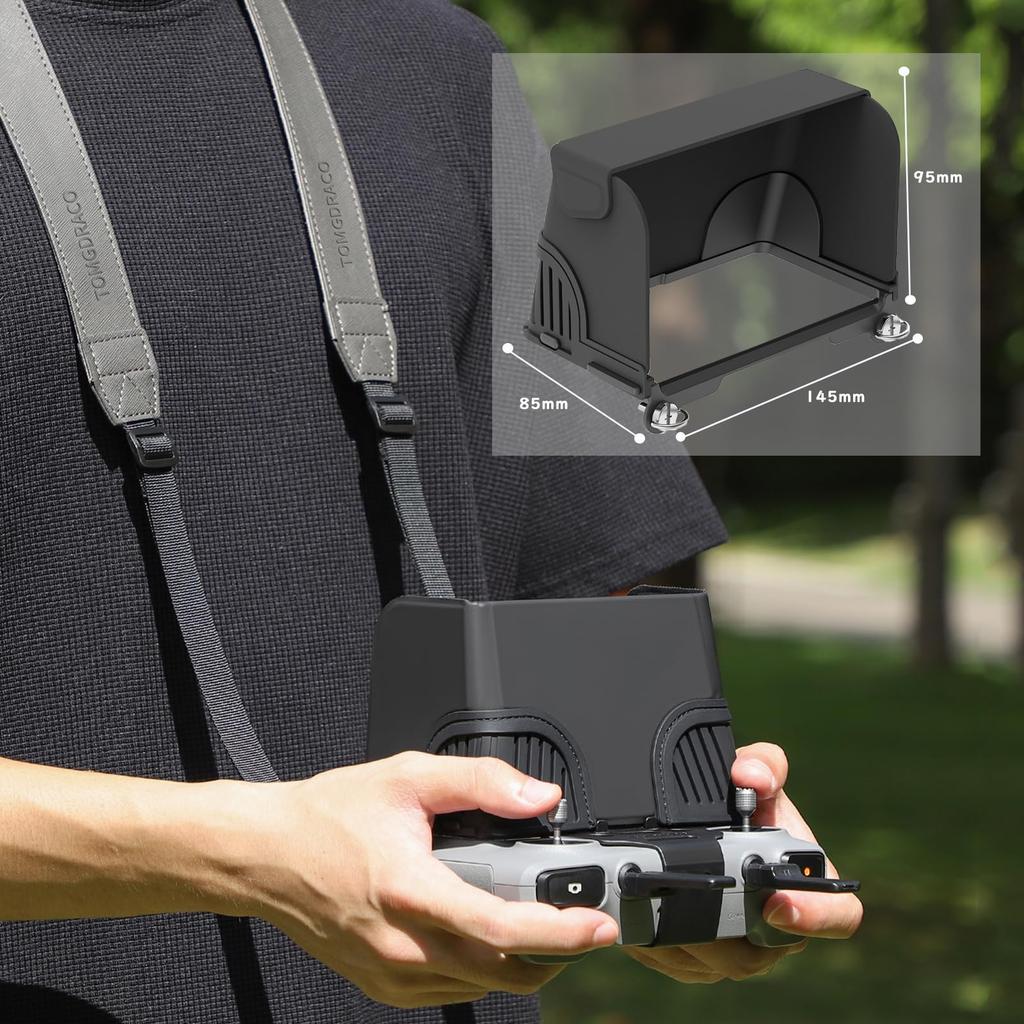 TOMGDRACO DJI Flip для передатчика DJI RC AIR 3S Защитный чехол Ремешок Бленда Силиконовый чехол DJI AIR 2s Солнцезащитный козырек Защитный чехол с солнцезащитным козырьком