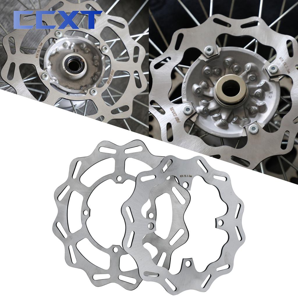 Motorcycle 270mm 240mm Front Rear Brake Disc Rotor For Kawasaki KX KLX KX125 KX250 KX250F KX450F KLX450R Motocross Accessories