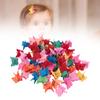 100pcs Mini Butterfly Hair Claw Clips Matte Adorable Hair Accessories Small Hair Clips for Women Gir