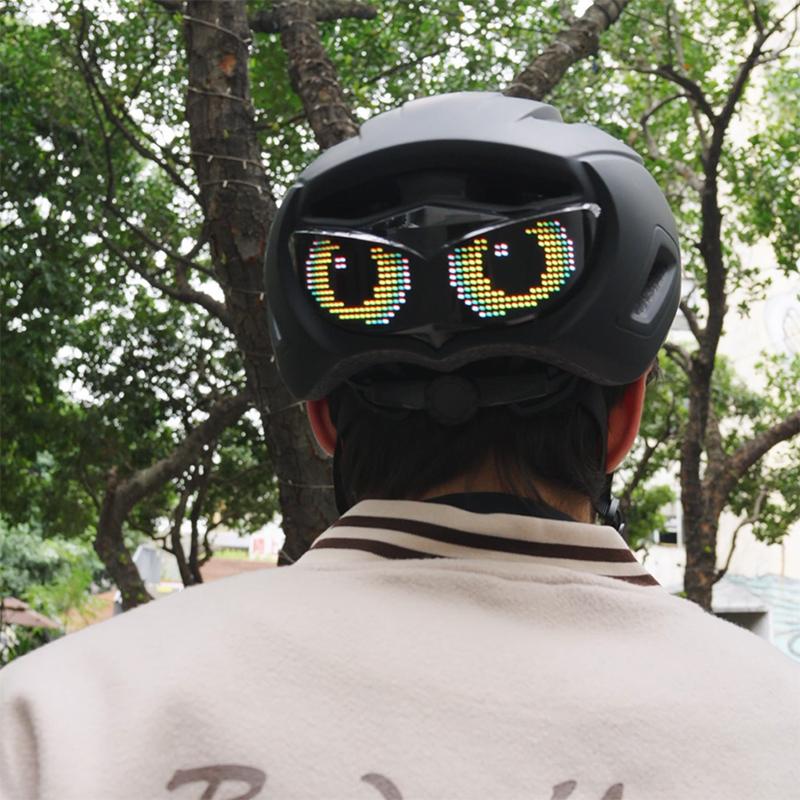 1pcs Bike Helmet Light LED Helmet Display (Without Helmet) Smart Helmet Accessories for Motorcycle,Scooter,Snowmobile