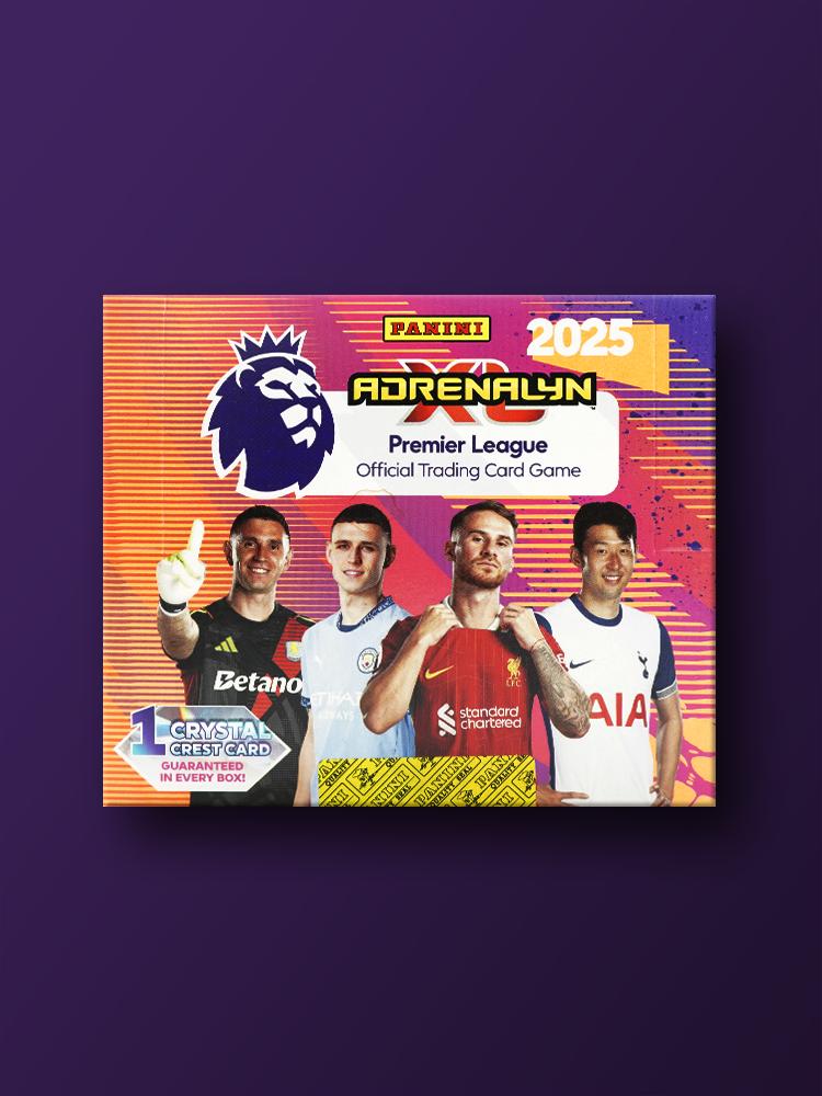 Panini EPL 2025 Базовый набор Блок дисплея (36 пакетов) Спортивные Карточки Футбольные