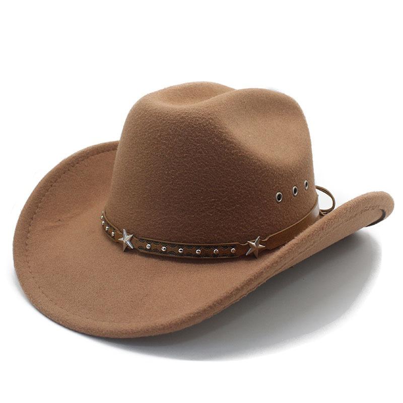 Women Men Ethnic Style Wide Brim Fedora Hat Sun Protection Hat