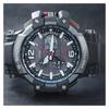 Casio Солнечный кварцевый механизм Ремешок из смолы Японские и корейские часы Мужские часы Серый циферблат GPW-1000-1AER