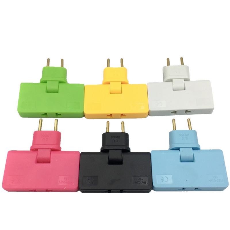 Адаптер питания европейского стандарта Складные дорожные адаптеры Преобразователь мощности Розетка Портативная зарядка Легкие электрические розетки