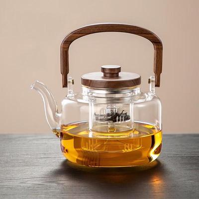 YIHUTEA Термостойкий стеклянный чайник