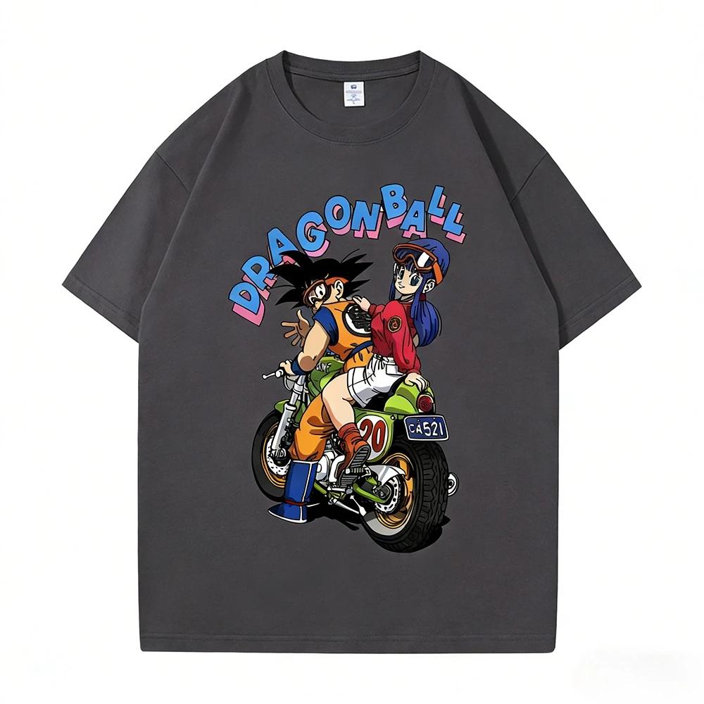 Dragon Ball Goku Anime Print Tops 2026 Summer New T-shirt Unisex Dragon Ball Sports Men and women T-shirt Fashion Streetwear