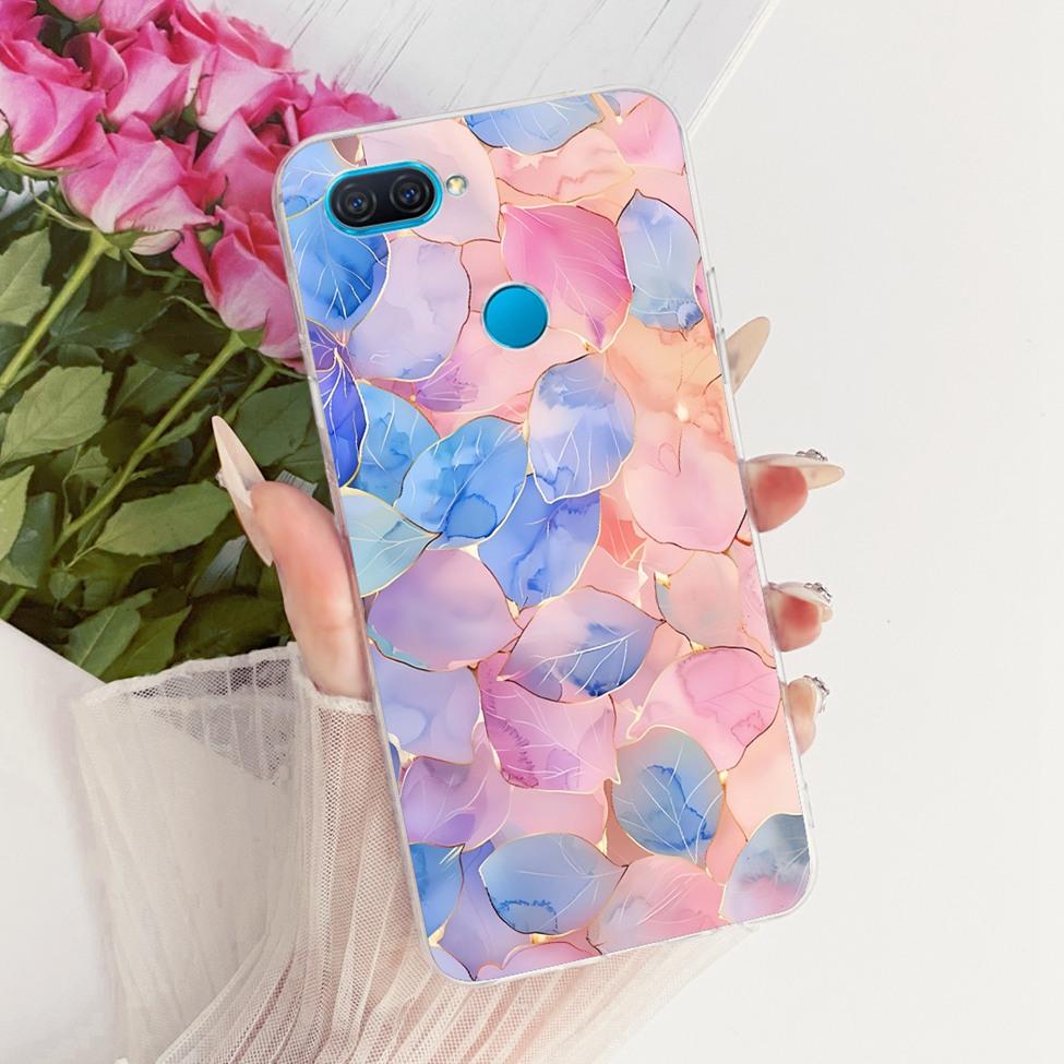 Для Oppo A12 Прозрачный Чехол Эстетичный Роскошный Милый Модный Цветочный Забавный Расписной Корпус Для Oppo A 12 CPH2083 CPH2077
