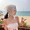Lace Headscarf French Pastoral Style Headband Breathable Headband Towel  Women