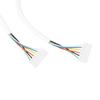 6 Core 5 M 0.3 Mm Round Flexible Copper Cable For Video Door Phone System