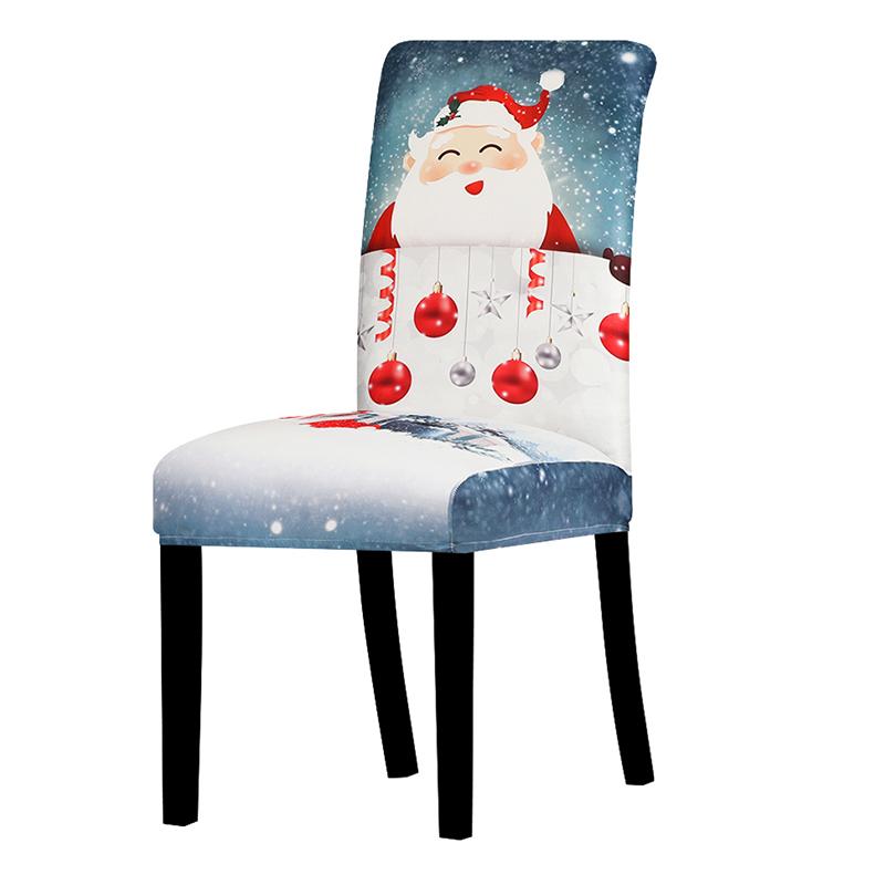 Christmas Chair Cover Seat Protector Cheap Chair Covers For Holiday Party Dining Room Kitchen Hotel Living Room Chair Cover 1 PC