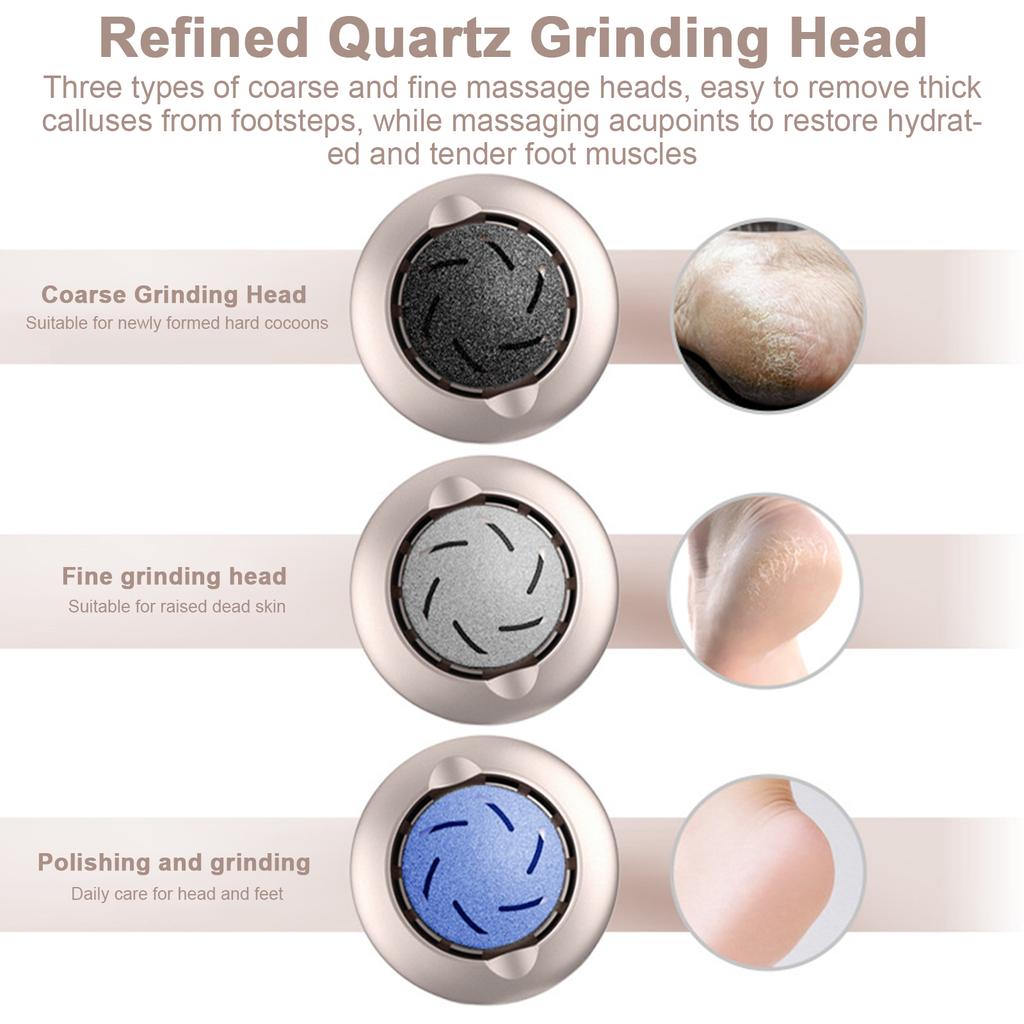 Электрическая шлифовальная машина для ног, автоматическое средство для удаления мозолей, инструмент для домашнего использования, перезаряжаемая нога