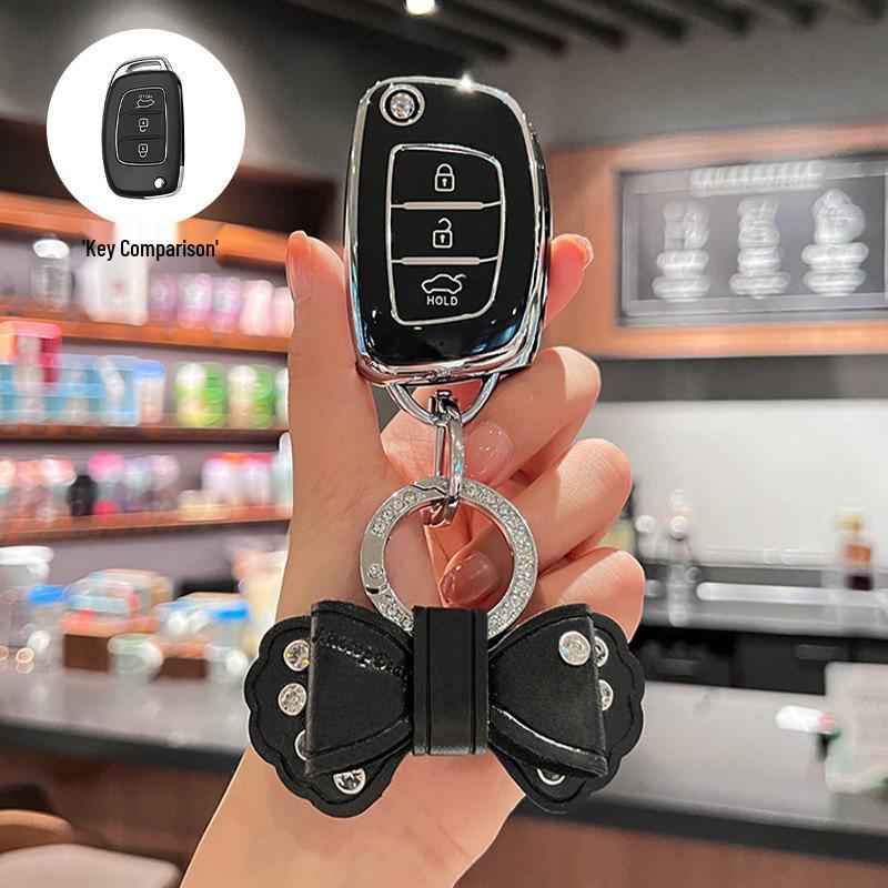 Чехол для ключа Hyundai для ix35, Langdong, Lingdong, Mingtu, Elantra, ix25, Reina, Santa Fe, Fiesta