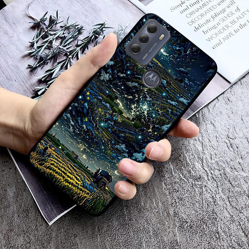 Эстетический чехол для телефона «Звездное небо» для Moto G84 G22 G32 G42 G52 G62 G53 G72 G60 G60S G100 G10 G20 G30 G13 G50 G 5G G Pure