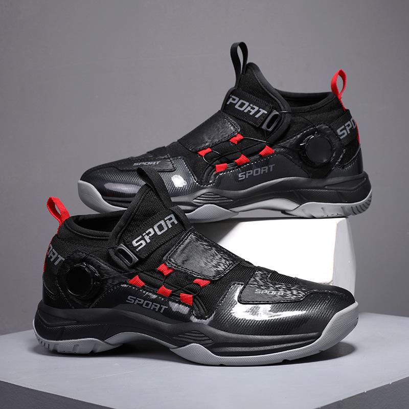 Ретро Бинго Зефирный Крест 2.0 Обувь для бадминтона - Противоскользящая, Амортизирующая, Готовая к соревнованиям