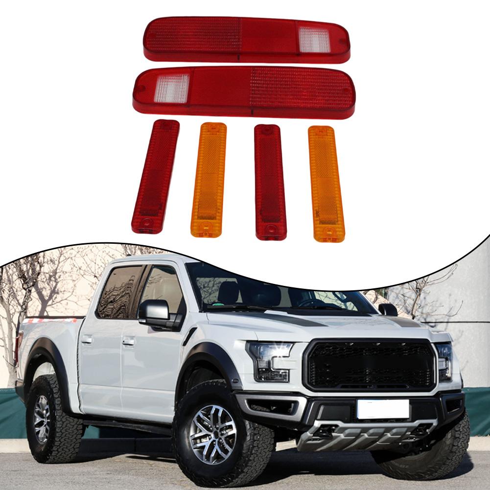 For Ford F150 Fender Light Set Tail Light Kit Vehicle Safety Red Amber For Ford F150 Red Amber Light ABS Material