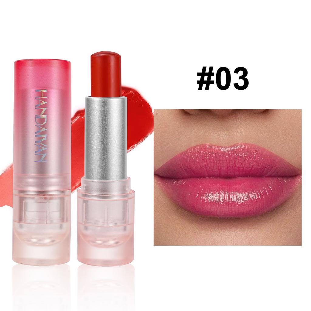 Warm Change Jelly Lip and Cheek Lip Balm Long-lasting Moisturizing Mirror Water Color Changing Lip Balm
