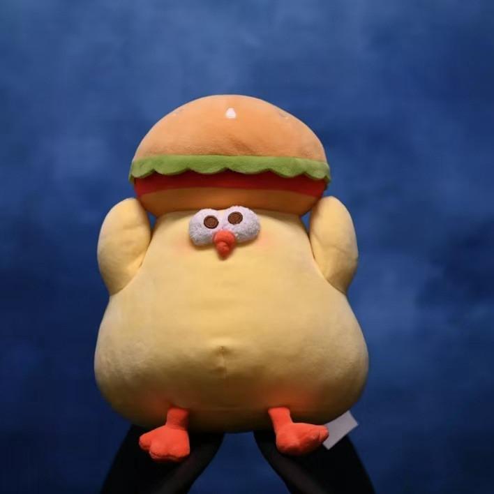 Duddun Chicken Stuffed Toy Soft Plush Cotton For Kids Bedroom Decor Gift