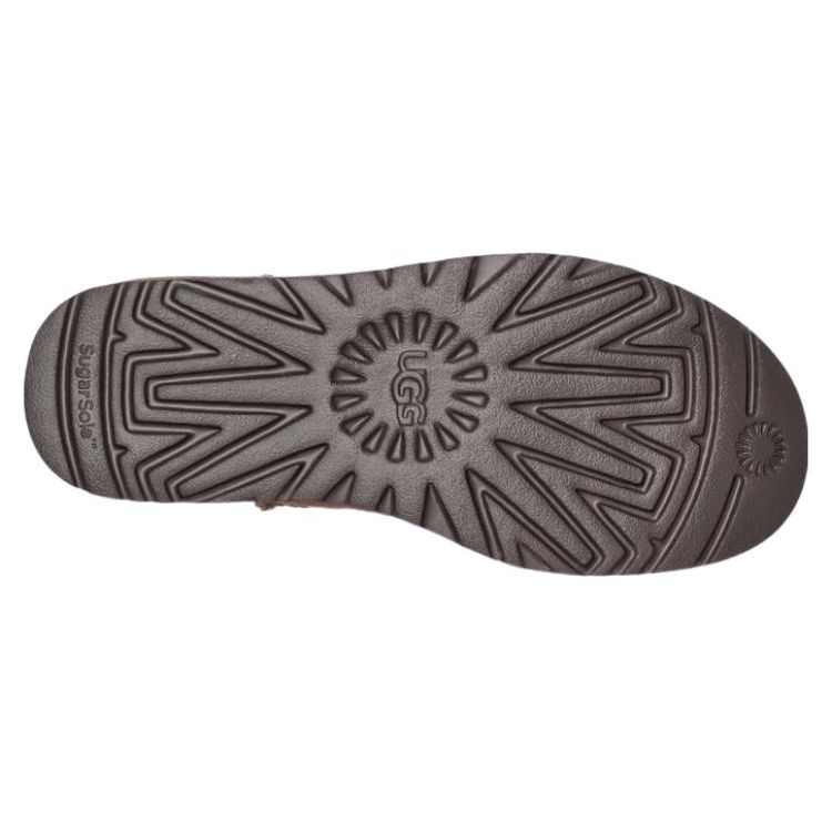 UGG Классические женские кроссовки на мини-платформе Smoke Plume серого цвета 1134991-SKP
