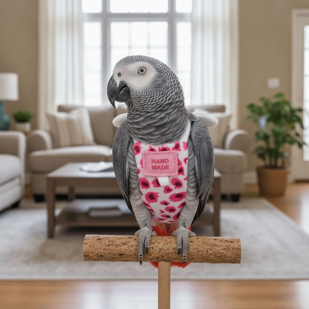 Adjustable Pet Parrot Diaper Warm Parrot Flying Clothes Pet Bird Apron Bird Flight Suits Outdoor