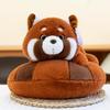 Panda Plush Doughnut Stuffed Toy Animal Dolls Cushion Room Decoration Kids Gift