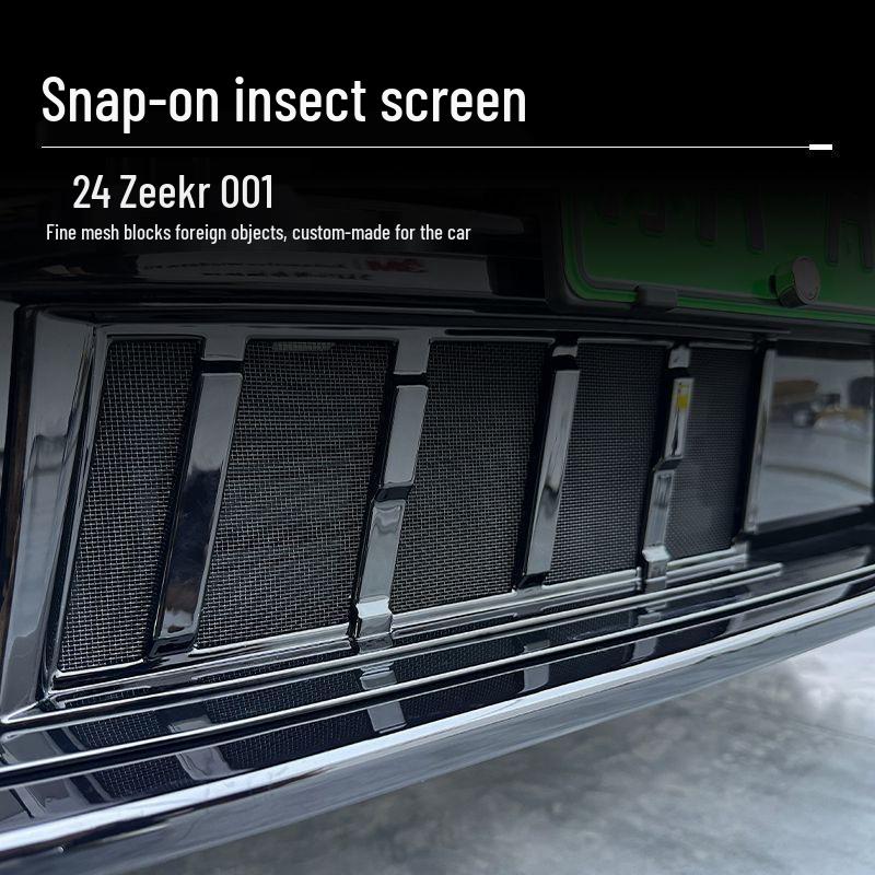 2024 Zeekr 001 Insect Net: Radiator Grille Air Intake Cover & Custom Accessories