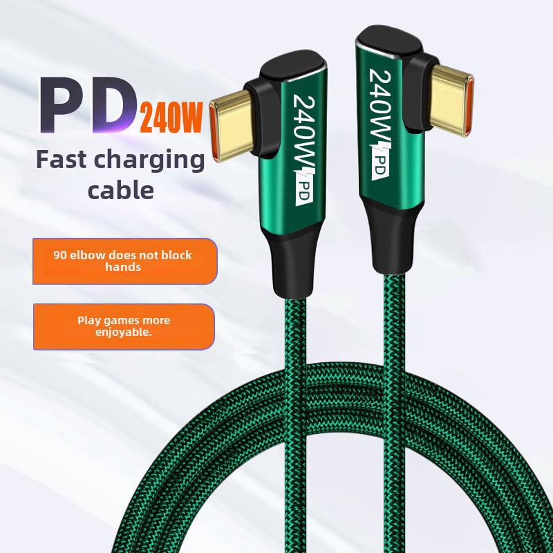 240 Вт USB-C на C 5A PD кабель для быстрой зарядки для ноутбука и телефона