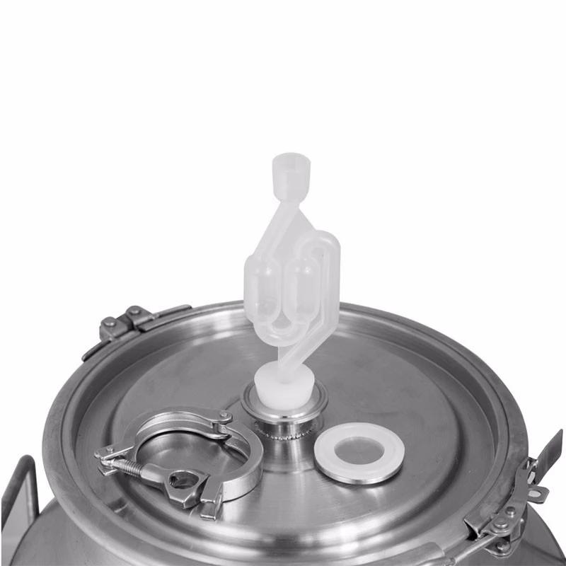 2 шт./лот, домашний пивоваренный завод, винный ферментационный шлюз с силиконовыми пробками, пробка, герметичный клапан, барботер, инструменты для ферментации и пивоварения
