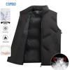 Kangbo Men's Winter Down Vest with Lapel
