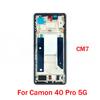 Для Tecno Camon 40 Pro 5G CM7 средняя рамка корпуса держатель средней рамки с деталями боковых кнопок